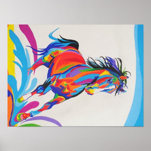 Pop Art Horse Poster (Voorkant)