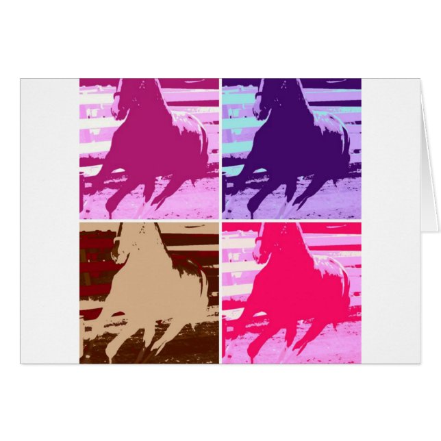Pop Art Horses (Voorkant Horizontaal)
