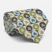 Pop Art Hurdling Stropdas (Opgerold)