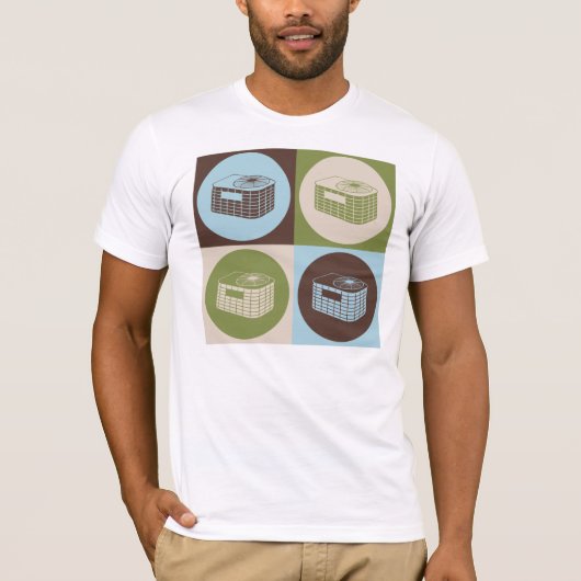 Pop Art HVAC T-shirt (Voorkant)