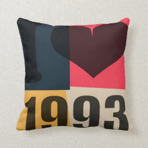 Pop Art - I hart 1993 - Pillow Kussen