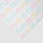 Pop Art Ice Cream Truck Regenboog Truck Tissuepapier (Detail)