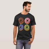 Pop Art Iced Donuts Kawaii T-Shirt (Voorkant volledig)