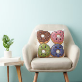 Pop Art Ijsdonuts Kawaii Kussen Kussenhoes (Stoel)