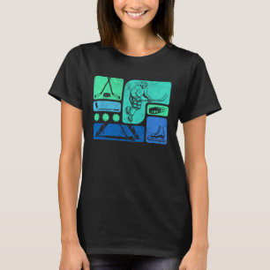 Pop Art IJshockey Grafisch Grappige Jeugd Winter S T-shirt