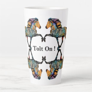 Pop Art IJslands Paard Latte Mok