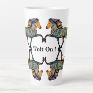 Pop Art IJslands Paard Latte Mok