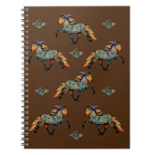 Pop Art IJslands Paard Notitieboek (Voorkant)
