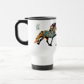Pop Art IJslands Paard Reisbeker (Links)