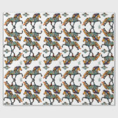 Pop Art IJslands paardenpakpapier Cadeaupapier (Vlak)