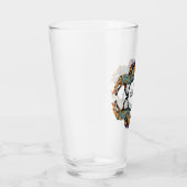 Pop Art IJslandse paarden Glas (Rechts)