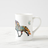 Pop Art IJslandse paarden Porselein Kop (Rechts)