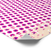 Pop Art Illustrated Egypt kaart Poster (Hoek)