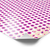 Pop Art Illustrated Israel kaart Foto Afdruk (Hoek)