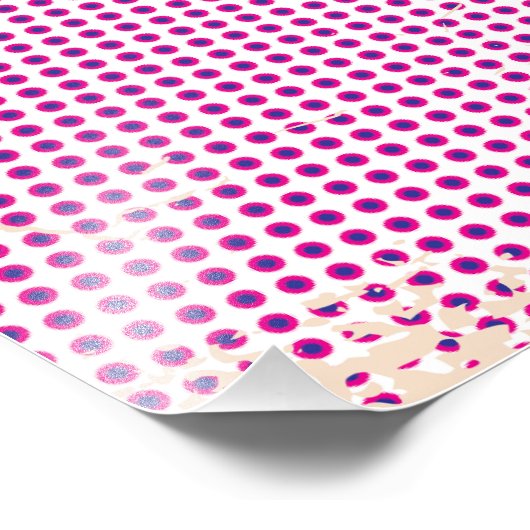 Pop Art Illustrated Israel kaart Foto Afdruk (Hoek)