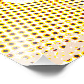 Pop Art Illustrated Marokko kaart Foto Afdruk (Hoek)