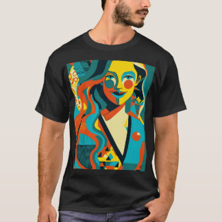 Pop art illustratie t-shirt