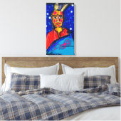 Pop Art Indiaan #1 Canvas Afdruk (Insitu (Slaapkamer))