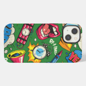 Pop Art iPhone Hoesje (Achterkant horizontaal)
