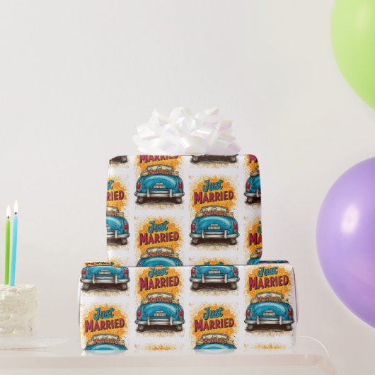 Pop Art is getrouwd Cadeaupapier (Feestgeschenken)