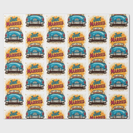 Pop Art is getrouwd Cadeaupapier (Vlak)