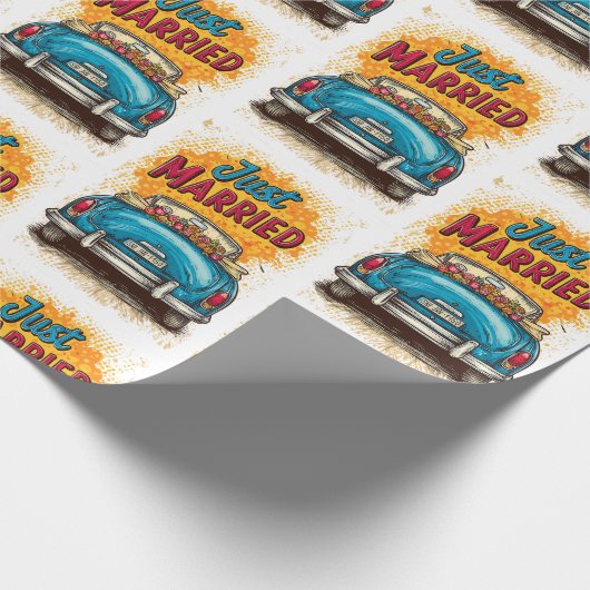 Pop Art is getrouwd Cadeaupapier (Hoek)