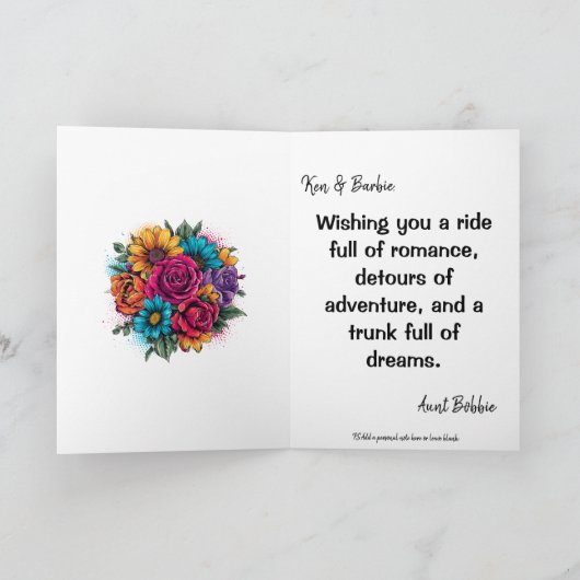 Pop Art is getrouwd Kaart (Binnen)