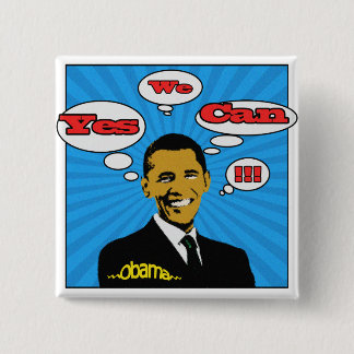 Pop Art Ja We kunnen Obama Button