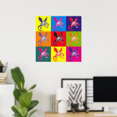 Pop Art Jabberwocky Poster (Thuiskantoor)