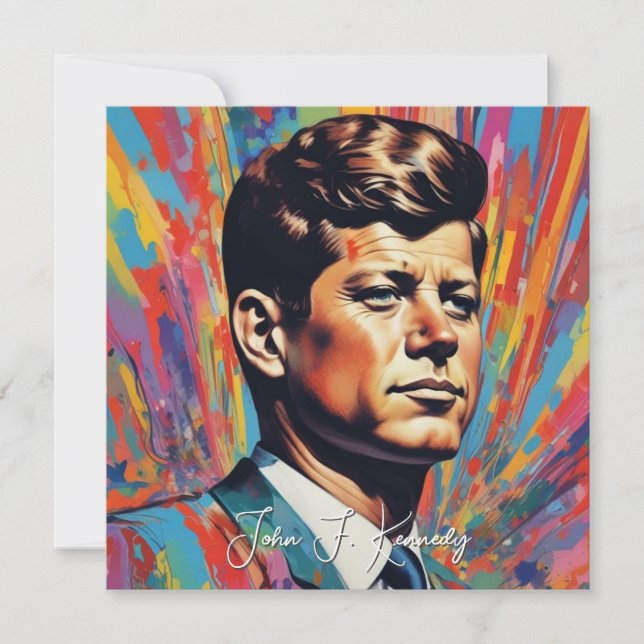 Pop Art Jack JFK John F. Kennedy (Voorkant)