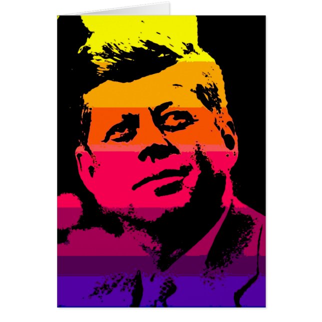 Pop Art Jack JFK John F. Kennedy (Voorkant)