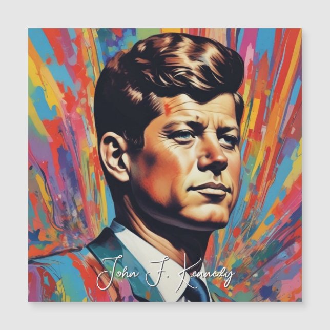 Pop Art Jack JFK John F. Kennedy (Voorkant)