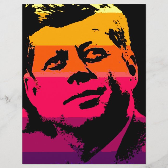 Pop Art Jack JFK John F. Kennedy (Voorkant)