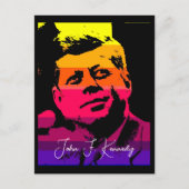 Pop Art Jack JFK John F. Kennedy Briefkaart (Voorkant)