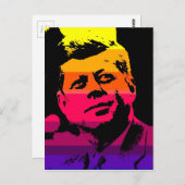 Pop Art Jack JFK John F. Kennedy Briefkaart (Voorkant / Achterkant)