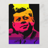 Pop Art Jack JFK John F. Kennedy Briefkaart (Voorkant)
