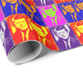 Pop Art Jack JFK John F. Kennedy Cadeaupapier (Rol Hoek)
