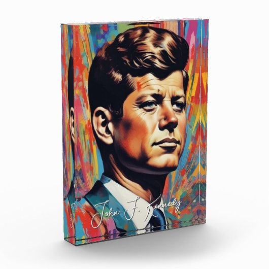 Pop Art Jack JFK John F. Kennedy Fotoblokken (Links)