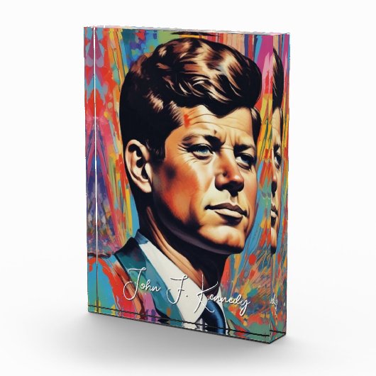 Pop Art Jack JFK John F. Kennedy Fotoblokken (Rechts)
