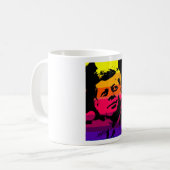 Pop Art Jack JFK John F. Kennedy Koffiemok (Voorkant links)