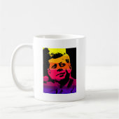 Pop Art Jack JFK John F. Kennedy Koffiemok (Links)