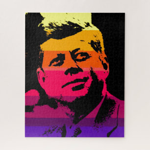 Pop Art Jack JFK John F. Kennedy Legpuzzel