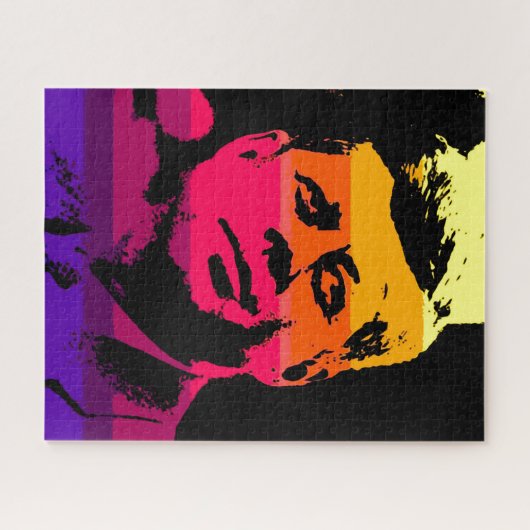 Pop Art Jack JFK John F. Kennedy Legpuzzel (Horizontaal)