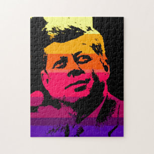 Pop Art Jack JFK John F. Kennedy Legpuzzel