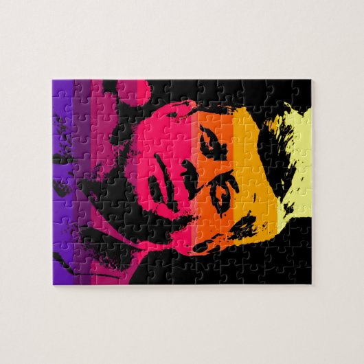 Pop Art Jack JFK John F. Kennedy Legpuzzel (Horizontaal)
