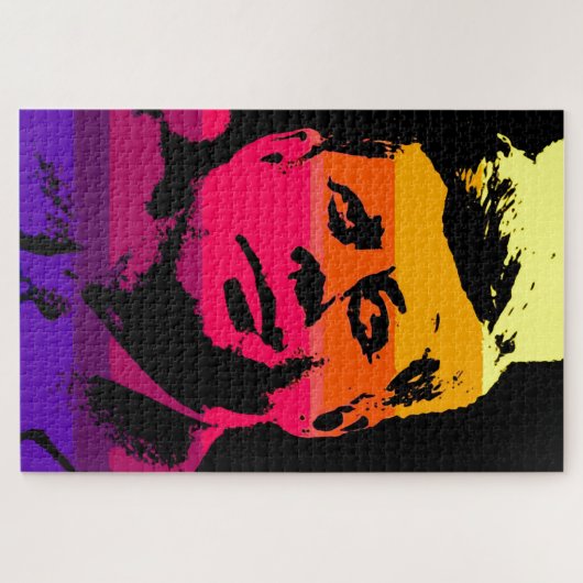 Pop Art Jack JFK John F. Kennedy Legpuzzel (Horizontaal)