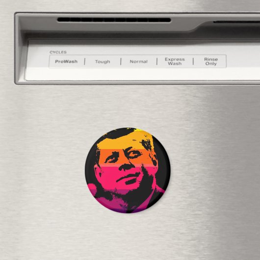 Pop Art Jack JFK John F. Kennedy Magneet (Insitu (Vaatwasser))