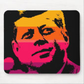 Pop Art Jack JFK John F. Kennedy Muismat (Voorkant)