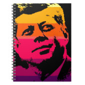 Pop Art Jack JFK John F. Kennedy Notitieboek (Voorkant)