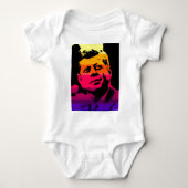 Pop Art Jack JFK John F. Kennedy Romper (Voorkant)